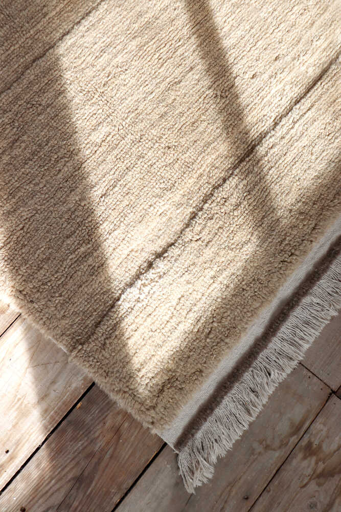 Tapis 100% laine - Beige