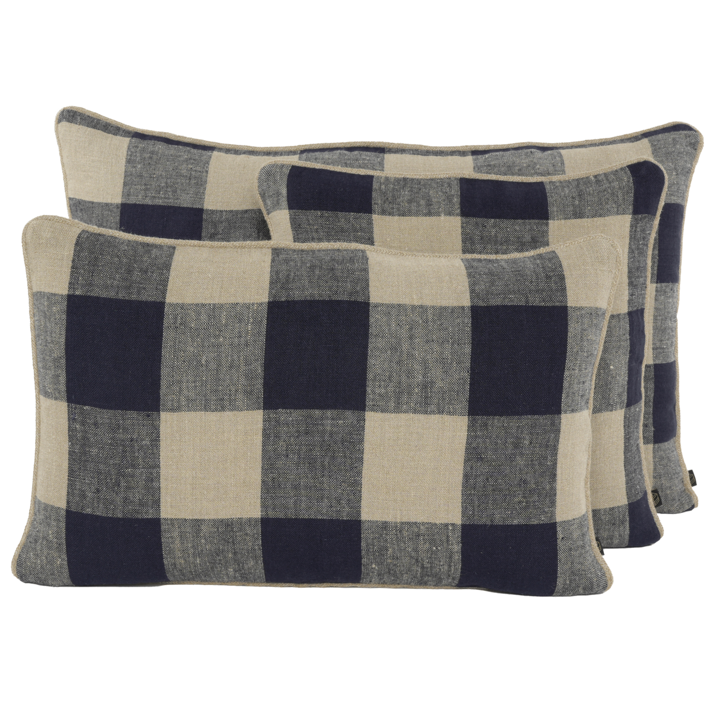 Coussin en lin rectangle Palma