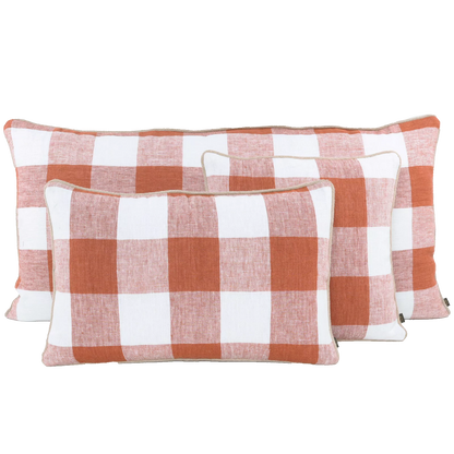 Coussin en lin rectangle Palma